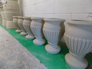 Classic Stone Urns.