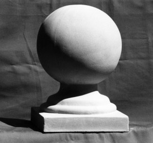 Stone Ball Finial.