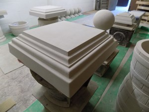 20 Inch Stone Pier Cap.