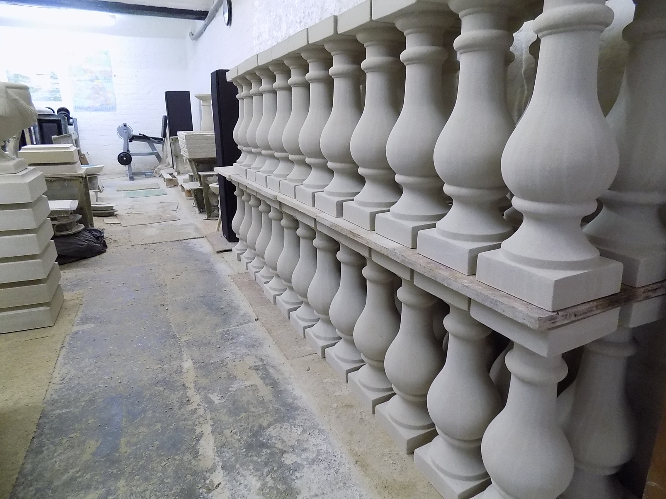 Cast Stone Balustrade South East UK.