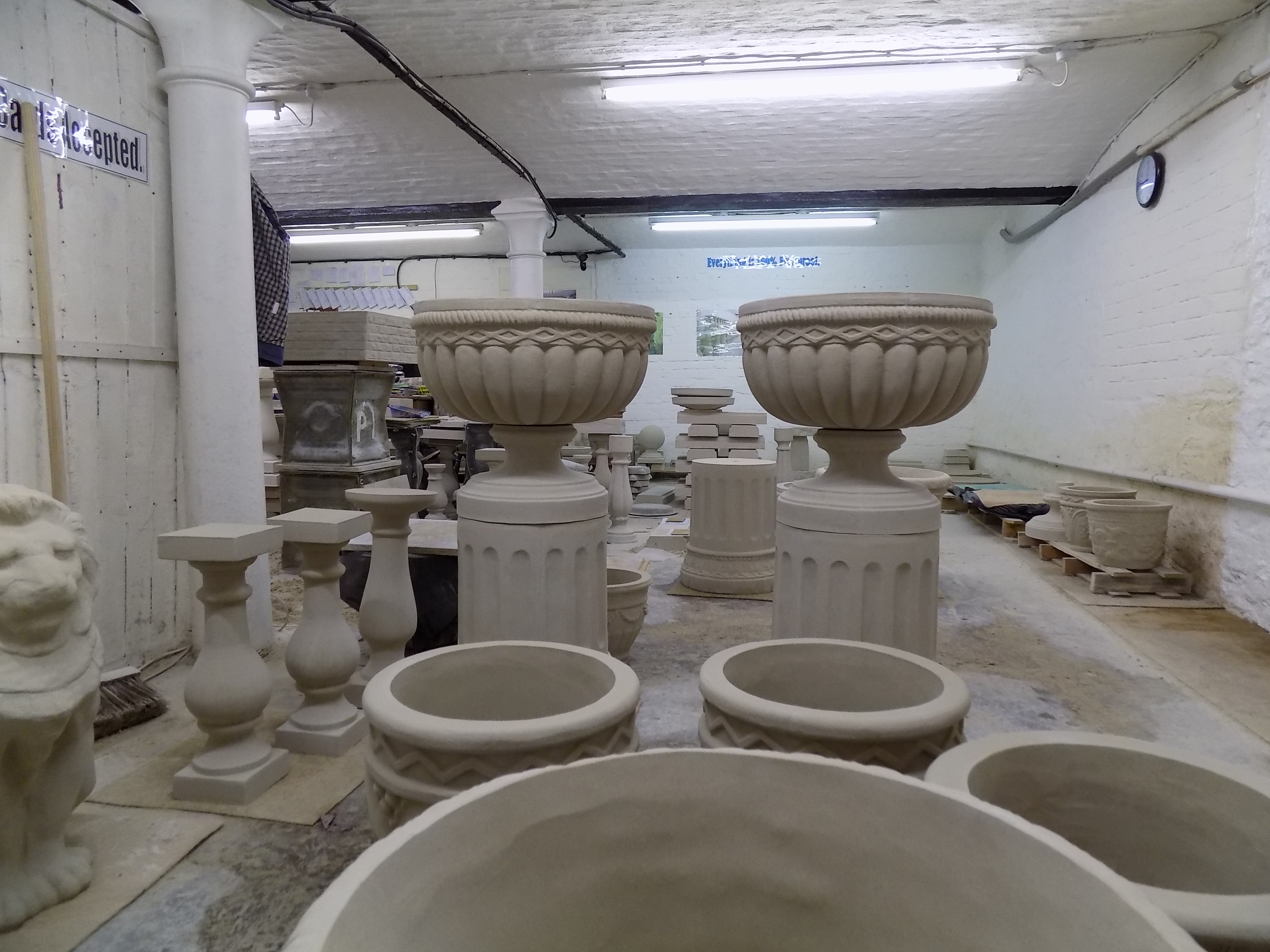 UK Cast Stone Planters.
